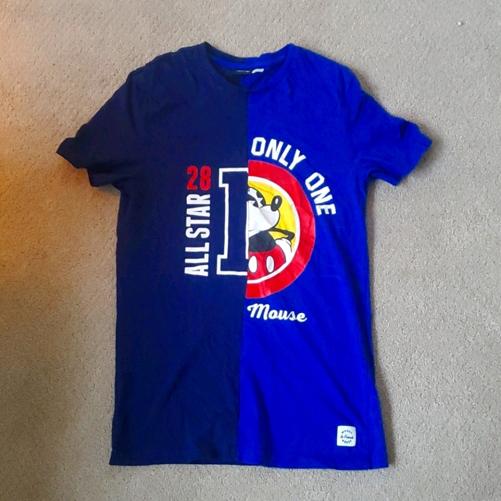 Disney half and half shirt